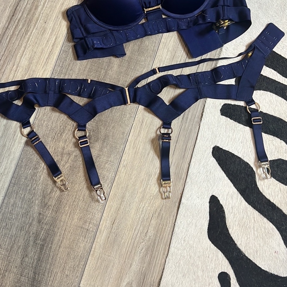 Honey Birdette garter and tights